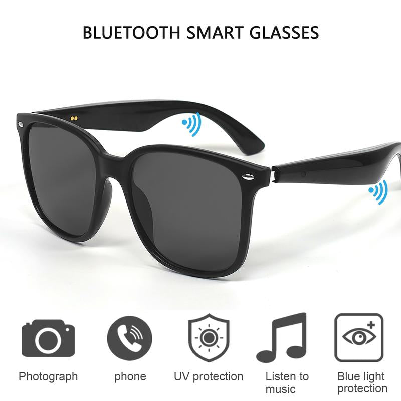 2025 Smart Glasses, Gradient Sunglasses for Men＆Women, Wireless Bluetooth Eyewear, HD Calls/Uv Protection/Wake-Up Voice/Listening to Music, Mother's Day and Father's Day